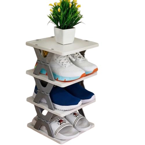 Foldable Shoes Rack - 4 Layer