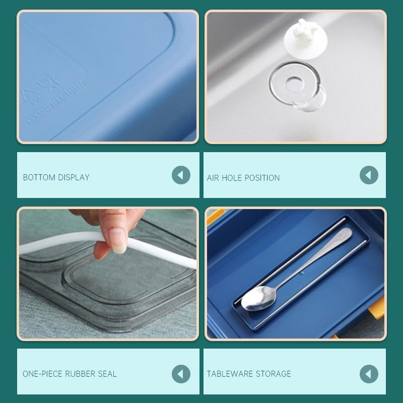 Stainless Steel Tokyo 3 Compartment Lunch Box